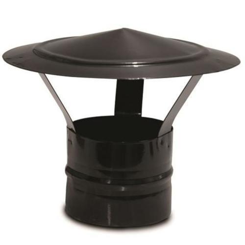_SOMBRERETE ESTUFA CHINO VITRIFICADO NEGRO 125MM