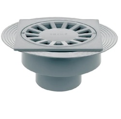 CALDERETA PVC SIFONICA C/SUMIDERO 20X20 S/V-H DKT