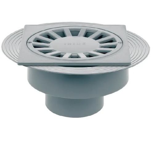 CALDERETA PVC SIFONICA C/SUMIDERO 20X20 S/V-H DKT