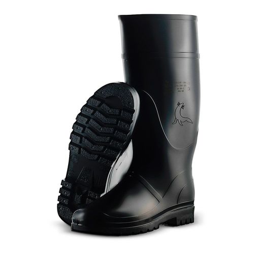 BOTA DE AGUA ALTA PVC NEGRA T40